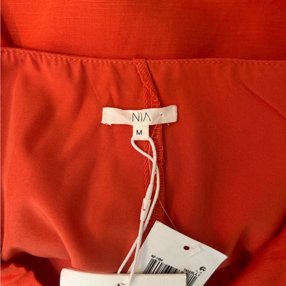 New Nia Moon Vibrant Orange Lace Lined Skort - Picture 8 of 13